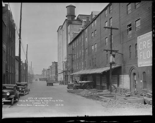 Northern States Construction Company (City of Lexington, looking west down Vine Street from Broadway and Vine, contract no. 2)