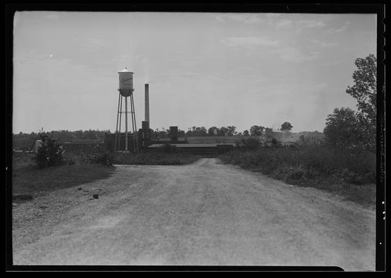 Fayette County Road Department; road, water tower