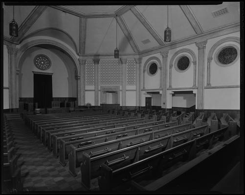 Central Christian Church, 130 Walnut; sanctuary