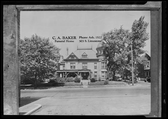 C.A. Baker Funeral Home, 303 South Limestone; exterior