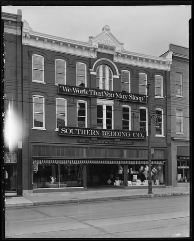 Southern Bedding Company, 415-419 West Main;; exterior, building