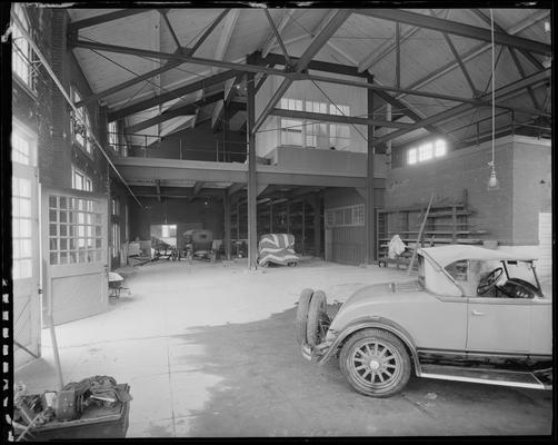 Mr. J. H. Byrd (Distilleries); interior, garage