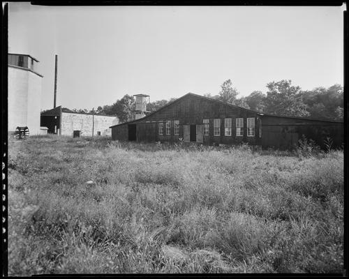 Mr. J. H. Byrd (Distilleries); exterior, buildings possibly in Frankfort, KY