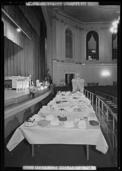 Lexington Cooking School (at Henry Clay High School Auditorium), tables; 701 East Main