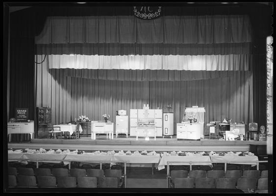 Lexington Cooking School (at Henry Clay High School Auditorium), stage; 701 East Main