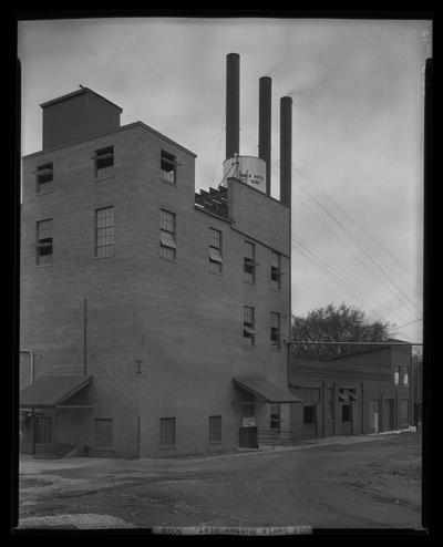 Old Louis Hunter Distillery; exterior of plant (Cynthiana, Kentucky)