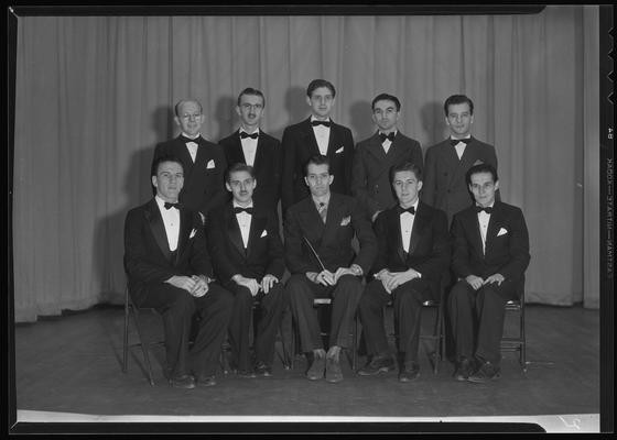 Springhurst Club Show; group in tuxedos