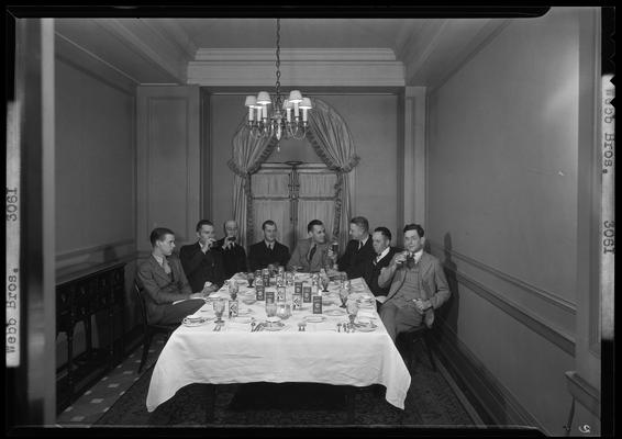 Webb Brothers (wholesale beer and ale); group at Lafayette Hotel (Fort Pitt Ale)