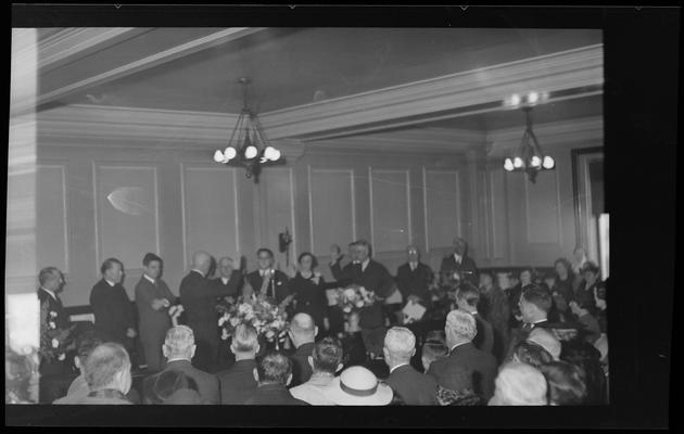 City of Lexington; inauguration group, with Mayor Wilson and James J. O'Brien