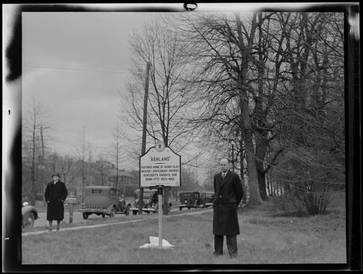 Historical Dedication at Ashland (Henry Clay, Judge Wilson, Lieutenant Governor Johnson)