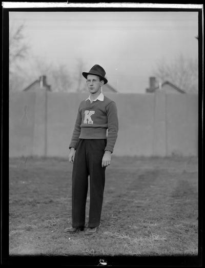 Unidentified football coach (Kentuckian, 1937) (University of Kentucky yearbook)