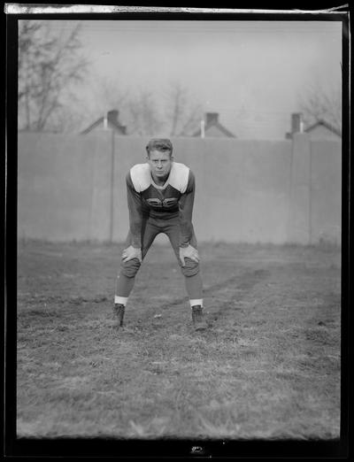 Football player, #28 (Kentuckian, 1937) (University of Kentucky yearbook)