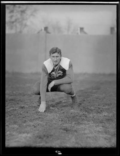 Football player, #36 (Kentuckian, 1937) (University of Kentucky yearbook)