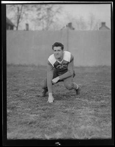 Football player, #26 (Kentuckian, 1937) (University of Kentucky yearbook)