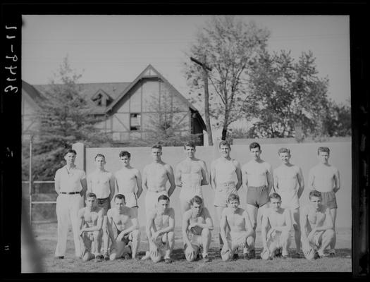 Track and field team (Kentuckian, 1937) (University of Kentucky yearbook)