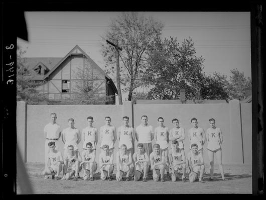 Track and field team (Kentuckian, 1937) (University of Kentucky yearbook)