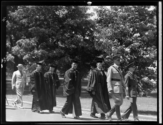 Graduation parade, University of Kentucky