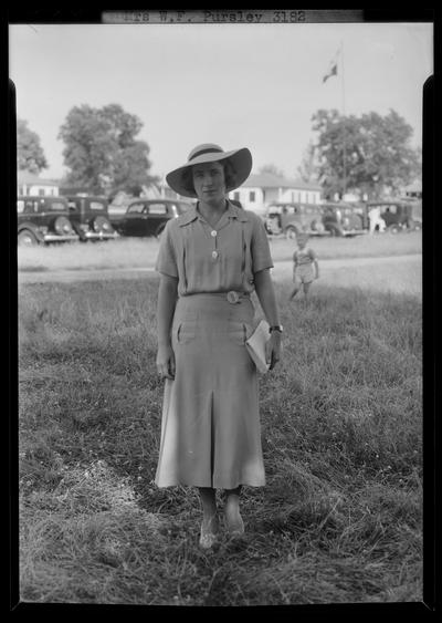 Polo players, individuals; Mrs. W.F. Pursley