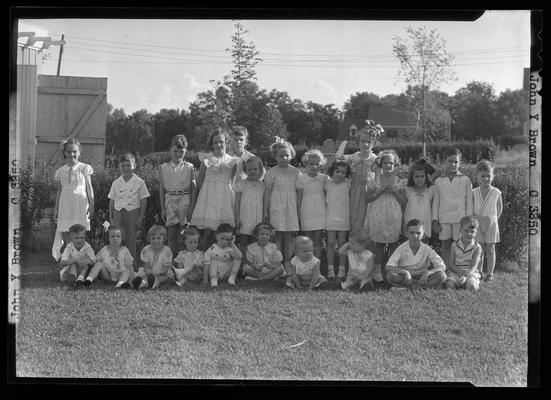 Mrs. John Y. Brown; childrens' party (birthday?)