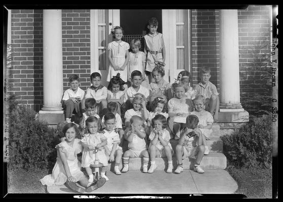 Mrs. John Y. Brown; childrens' party (birthday?)