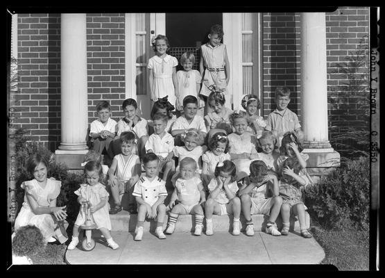 Mrs. John Y. Brown; childrens' party (birthday?)