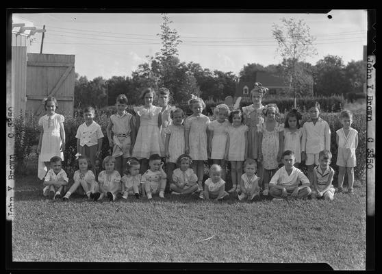 Mrs. John Y. Brown; childrens' party (birthday?)