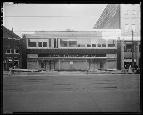 Sears & Roebuck Company, 213 East Main; building, exterior (Central Cafe, 211 East Main)