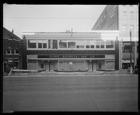 Sears & Roebuck Company, 213 East Main; building, exterior (Central Cafe, 211 East Main)