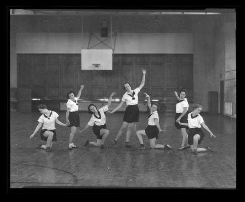 Henry Clay High School, 701 East Main; girls gymnastics class