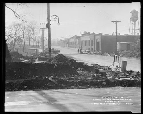 Northern States Construction Company (City of Lexington, looking South on Limestone from Euclid, contract no. 4)