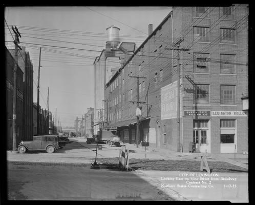 Northern States Construction Company (City of Lexington, looking East on Vine Street from Broadway, contract no. 2)