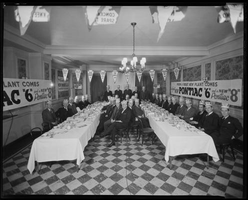 Pontiac Motor Company, 109 Rose; banquet