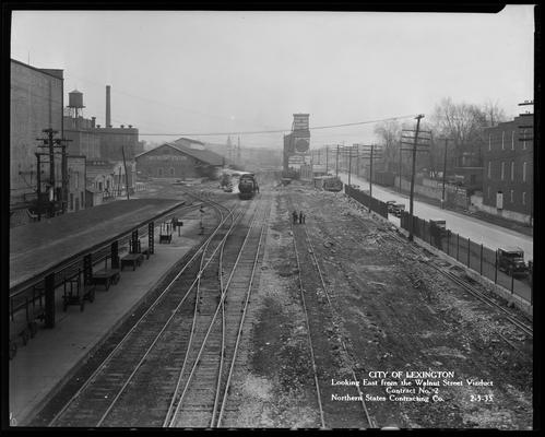 Northern States Contracting Company (City of Lexington, looking East from the Walnut Street Viaduct, contract no. 2)