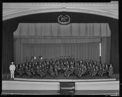 Henry Clay School, 701 East Main; military band