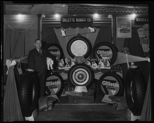 Gillette Rubber Company; display booth