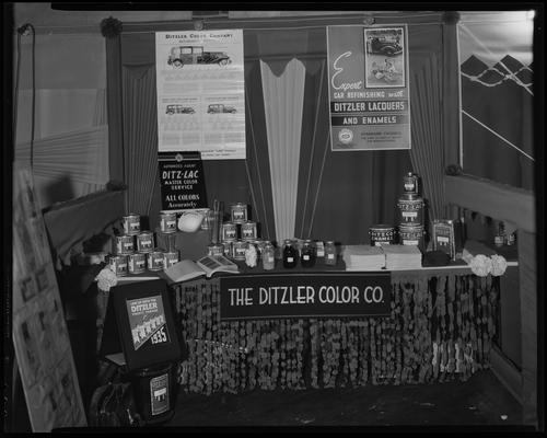 Ditzler Color and Paint Company; display booth