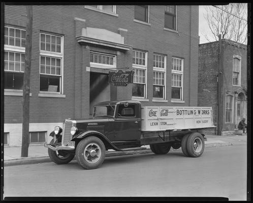 Coca-Cola Bottling Works, 541 West Short; exterior, truck