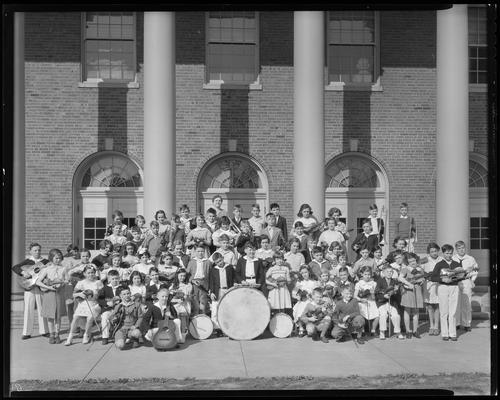 Mrs. C.E. Skinner; childrens band