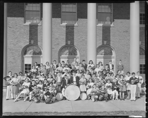 Mrs. C.E. Skinner; childrens band