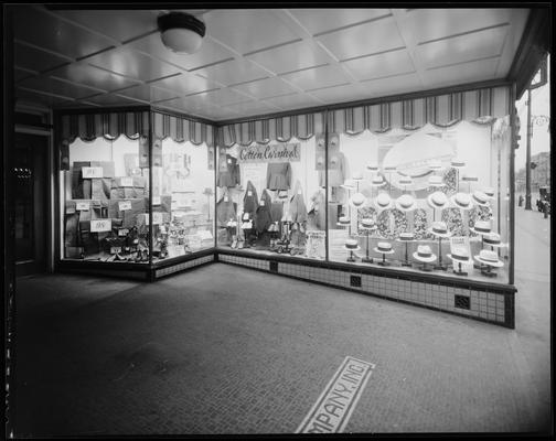 JC Penney Company, 314-316 West Main; exterior window (Cotton Carnival display)