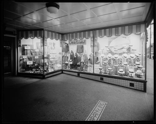 JC Penney Company, 314-316 West Main; exterior window (Cotton Carnival display)