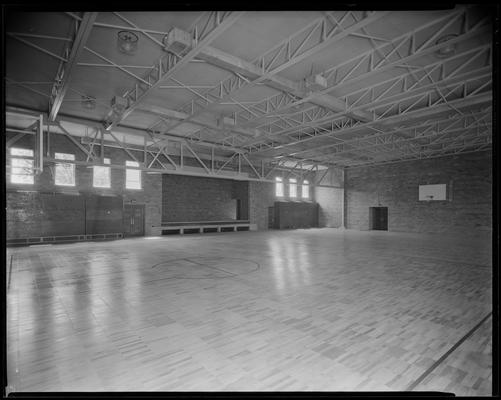 Community Center gymnasium, basketball court