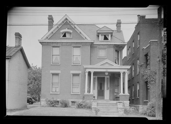 Alpha Tau Omega house; exterior (1936 Kentuckian) (University of Kentucky)