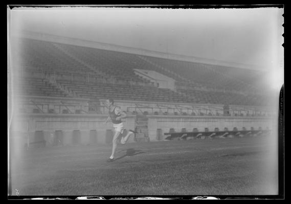 Sprinter, track & field (1936 Kentuckian) (University of Kentucky)