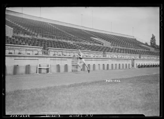 Sprinter, track & field (1936 Kentuckian) (University of Kentucky)