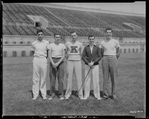 University of Kentucky golf team (1936 Kentuckian)