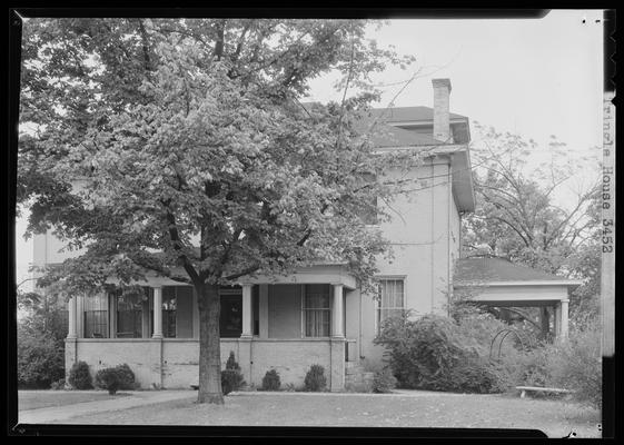 Triangle house, exterior (1936 Kentuckian) (University of Kentucky)