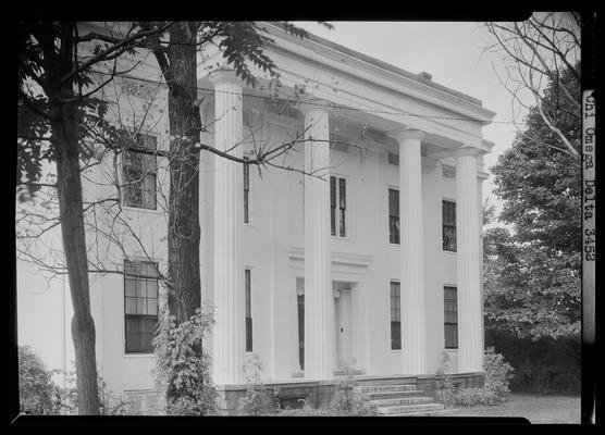 Chi Omega Delta house, exterior (1936 Kentuckian) (University of Kentucky)