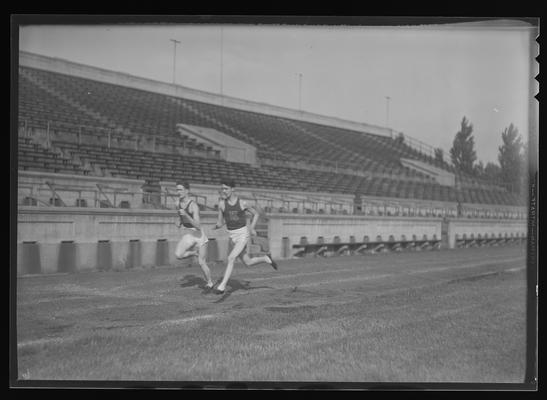 Sprinters, track (1936 Kentuckian) (University of Kentucky)