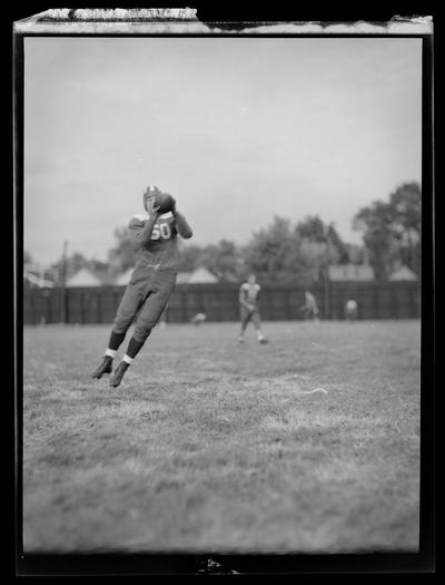 Football player, #50 (1936 Kentuckian) (University of Kentucky)
